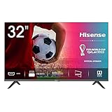 Hisense 32AE5000F - TV, Resolución HD, Natural Color Enhancer, Dolby Audio, HDMI, USB, Salida auriculares, TV HD 2020, 32'