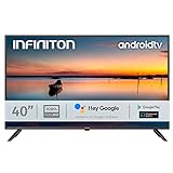 INFINITON INTV-40AF690 – Televisor Smart TV 40' Full HD – Android 9.0 – Google Assistant – HBBTV – 3X HDMI – 2X USB - DVB-T2/C/S2 - Modo Hotel – Clase A+