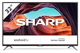 Sharp 32BI - TV Android (9.0) smart 32' HD - 32 pulgadas - Google Assistant controlado por Voz, Chomecast, Bluetooth, Altavoces Harman/kardon, HDR10, 3xHDMI, 2xUSB, DTS Virtual X, Active Motion 400