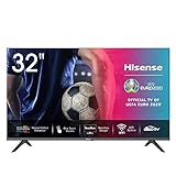 Hisense 32AE5500F - Smart TV Resolución HD, Natural Color Enhancer, Dolby Audio, Vidaa U 2.5, HDMI, USB, Salida auriculares