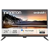 INFINITON INTV-24AF490– Televisor Smart TV 24' HD – Android 9.0 – Google Assistant – HBBTV – 3X HDMI – 2X USB - DVB-T2/C/S2 - Modo Hotel – Clase F