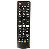 FYCJI Nuevo Reemplazo Mando LG AKB75095308 para Mando LG Smart TV Ajuste para Mando a Distancia LG con Netflix Amazon Botones