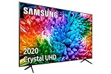 Samsung UHD 2020 50TU7105- Smart TV de 50' 4K, HDR 10+, Crystal Display, Procesador 4K, PurColor, Sonido Inteligente, Función One Remote Control y Compatible Asistentes de Voz, Compatible con Alexa