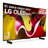 LG OLED42C44LA, 42', OLED 4K, Serie C4, 3840x2160, Smart TV, WebOS24, Procesador a9, Dolby Vision, Dolby Atmos, TV Gaming, 144 Hz, AMD FreeSync, Negro