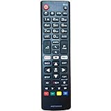 Nuevo Mando de reemplazo para el LG TV AKB75095308 Ajuste para Varios TV Ultra HD de LG con Netflix Amazon Botones 43UJ6309 49UJ6309 60UJ6309 65UJ6309 - No se Requiere configuración Control Remoto