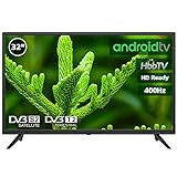 Television LED 32' HD Ready INFINITON Smart TV-Android TV (TDT2, HDMI, VGA, USB) (32 Pulgadas)
