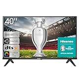 Hisense TV 40A4K - Smart TV Full HD de 40', con Natural Colour Enhancer, DTS Virtual X, Alto Contraste, Modo Juego, VIDAA U6, HDMI, WiFi