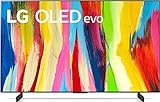 LG OLED42C24LA - Smart TV webOS22 42 pulgadas (106 cm) 4K OLED evo, Procesador Inteligente Potencia 4K a9 Gen 5 IA, compatible formatos HDR, HDR Dolby Vision y Dolby Atmos, TV para Gaming