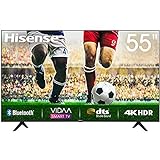 Hisense Uhd TV 2020 55A7100F - Smart TV Resolución 4K, Precision Colour, Escalado Uhd con Ia, Ultra Dimming, Audio Dts Studio Sound, Vidaa U 4.0, Compatible Alexa